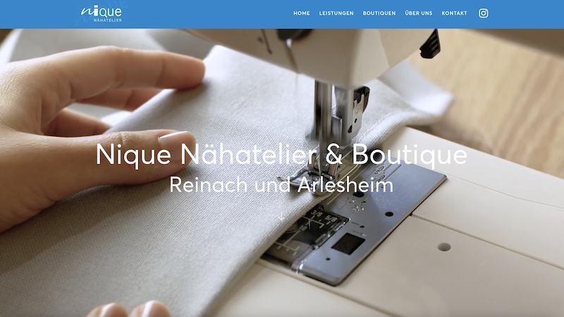 Mobile optimierte Business Website für Basel