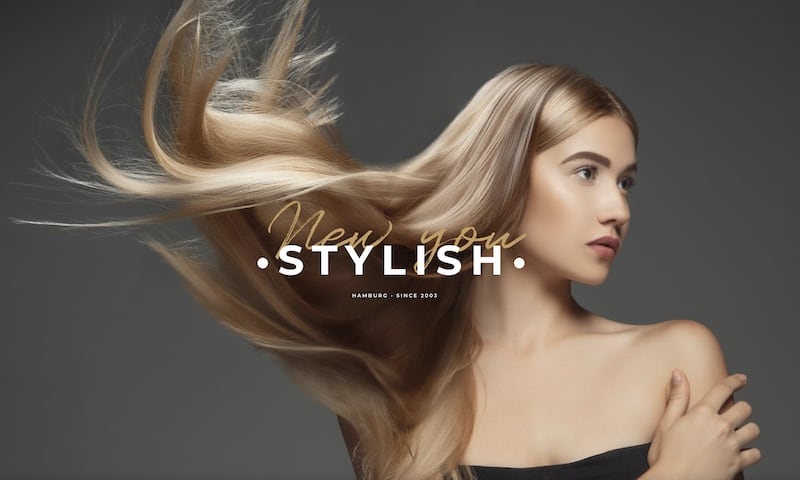 Webseite Template für Friseure